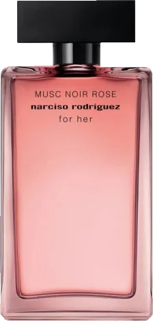 Una bottiglia di Musc Noir Rose di Narciso Rodriguez