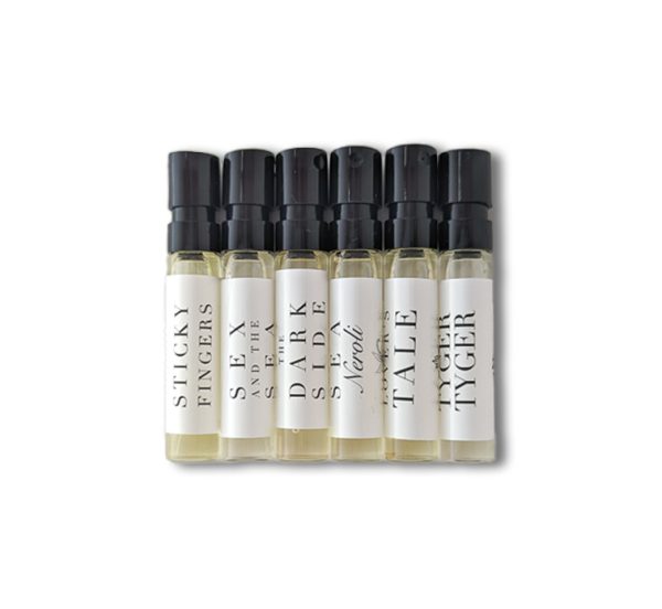 Francesca Bianchi Perfumes Sublime Oils Discovery Set con seis pequeños frascos de perfume