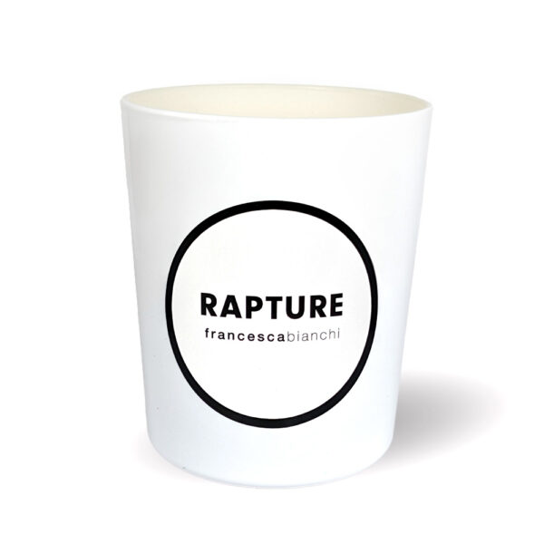 Vela perfumada Rapture 250 g en vidrio blanco de Francesca Bianchi Perfumes